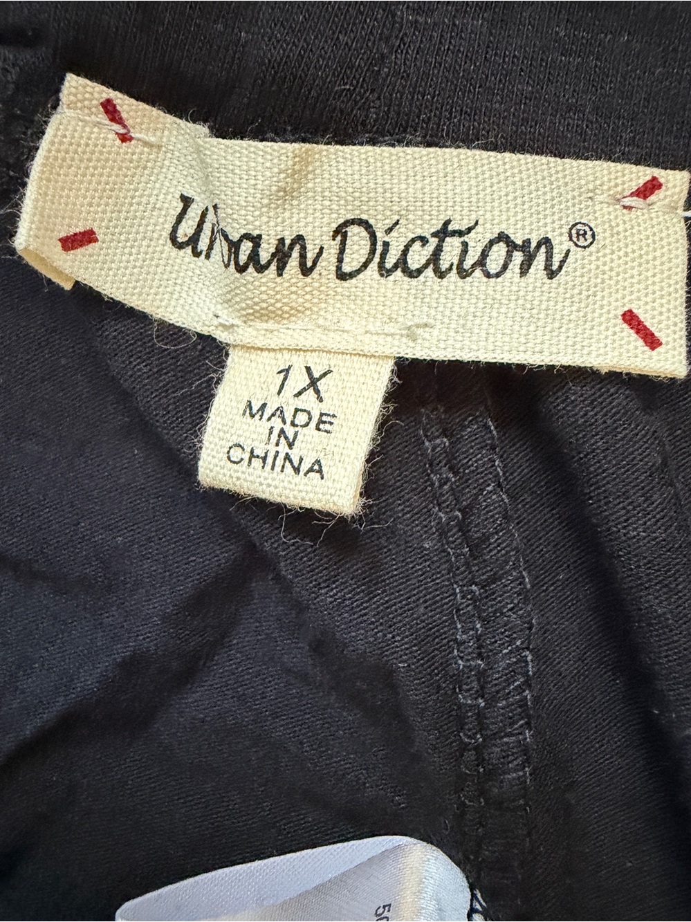 Urban Diction High-Waist Black Leggings with Leopard Side Stripe NEW - Picture 8 of 9